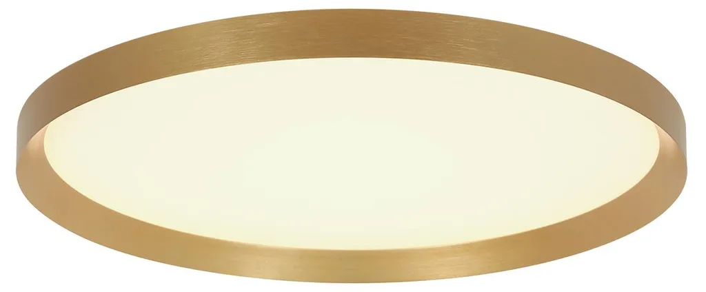 Plafonnier LED Flady doré Steinhauer pour salon et chambre Ø 50 cm or
