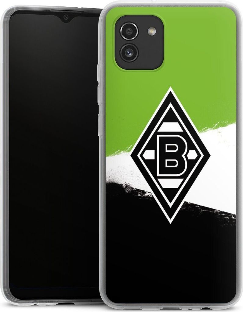 DeinDesign Handyhülle für Samsung Galaxy A03 Silikon Hülle Case Smartphone Schutzhülle Borussia Mönchengladbach Offizielles Lizenzprodukt BMG