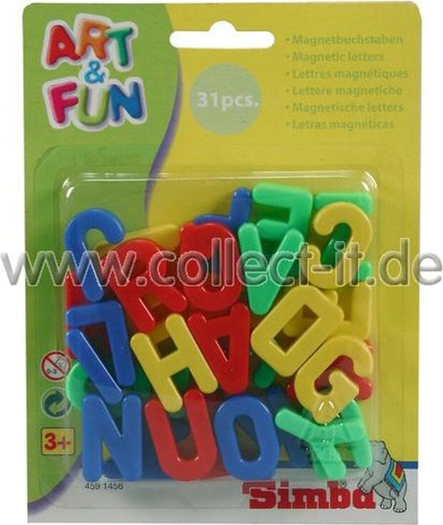 Simba Toys A&F lettere maiuscole magnetiche Immagine del prodotto 