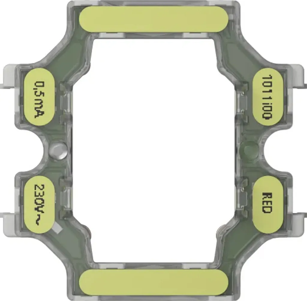 Élément d'éclairage LED T1 0,5 mA rouge 3791011 pour appareillage