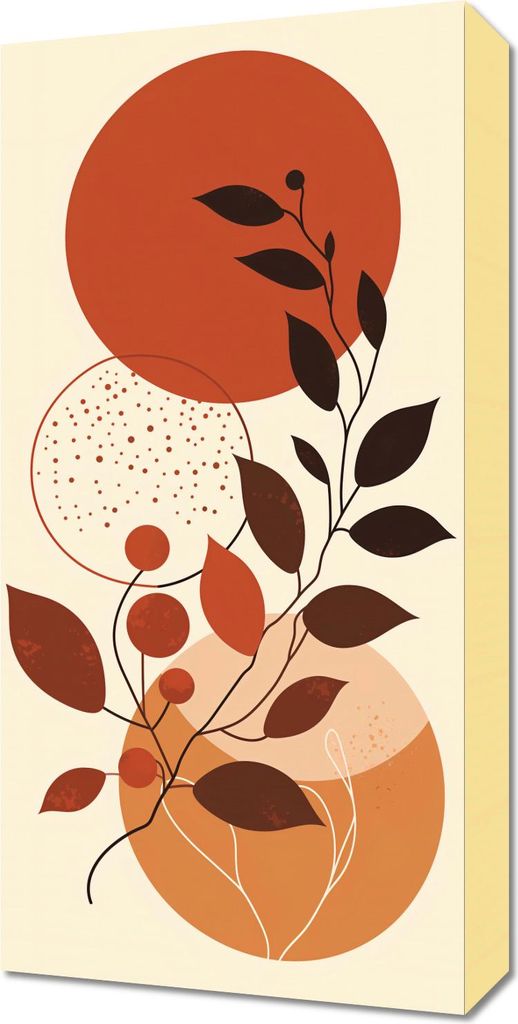 Bilder für das Wohnzimmer Boho Modern 30x60cm Farbton Palette