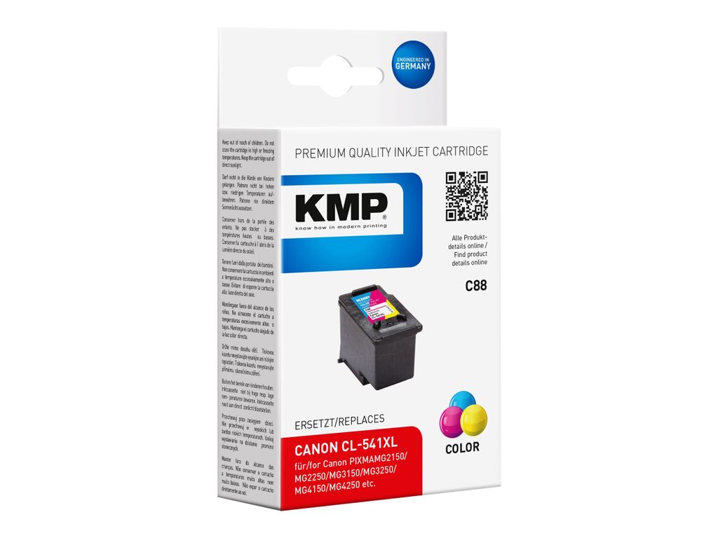 KMP C88 Tintenpatrone color kompatibel mit Canon CL-541 XL Produktbild 