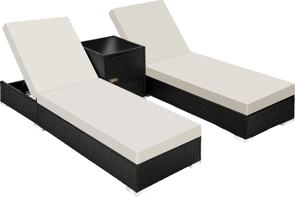 TecTake 401500, Černá, Hliník, Polyester Obrázek produktu 