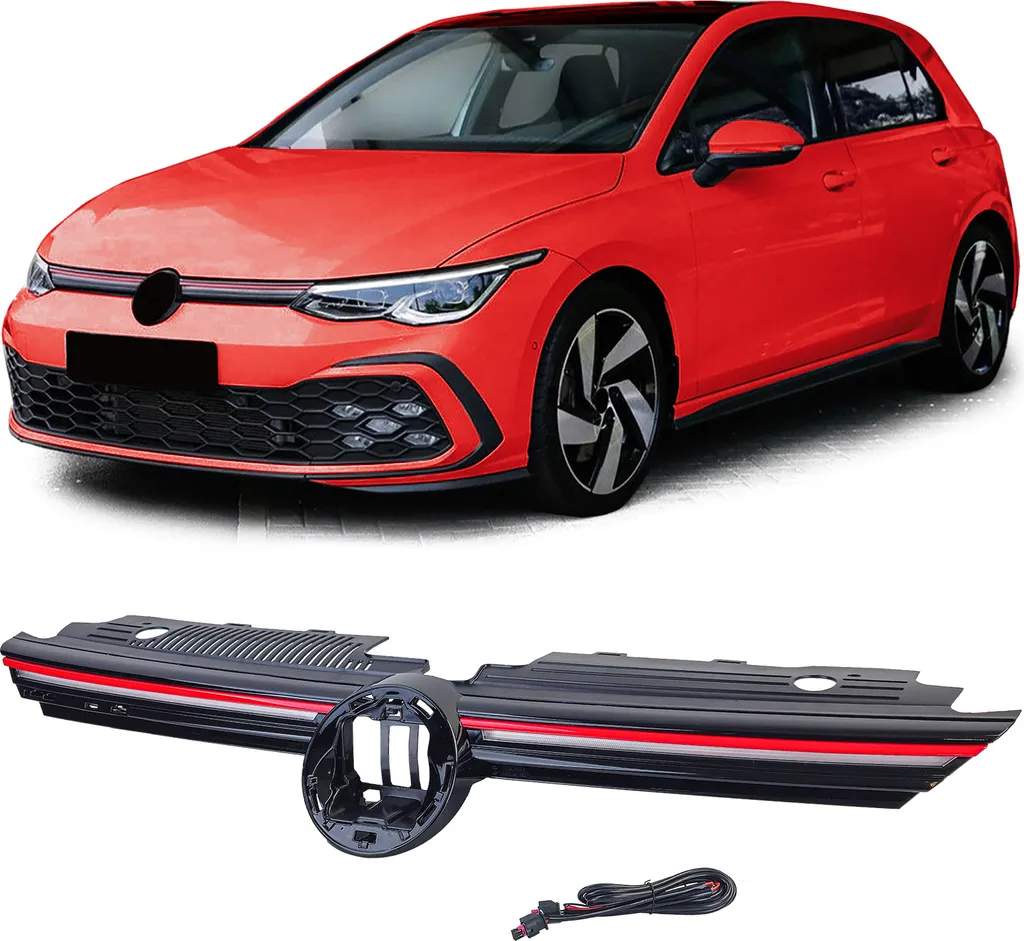 Remplacez votre calandre VW par ce modèle sport éclairé avec liseré