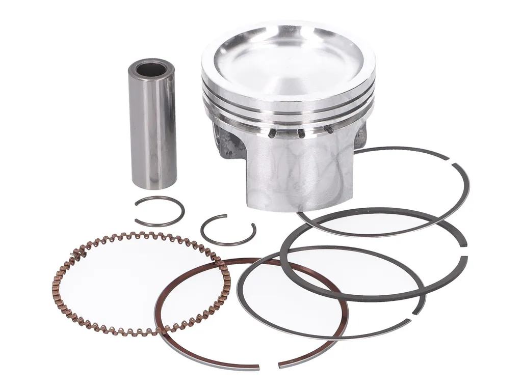 Jeu de Pistons DR 80cc 49mm pour Piaggio 50 4T Performance Moteur