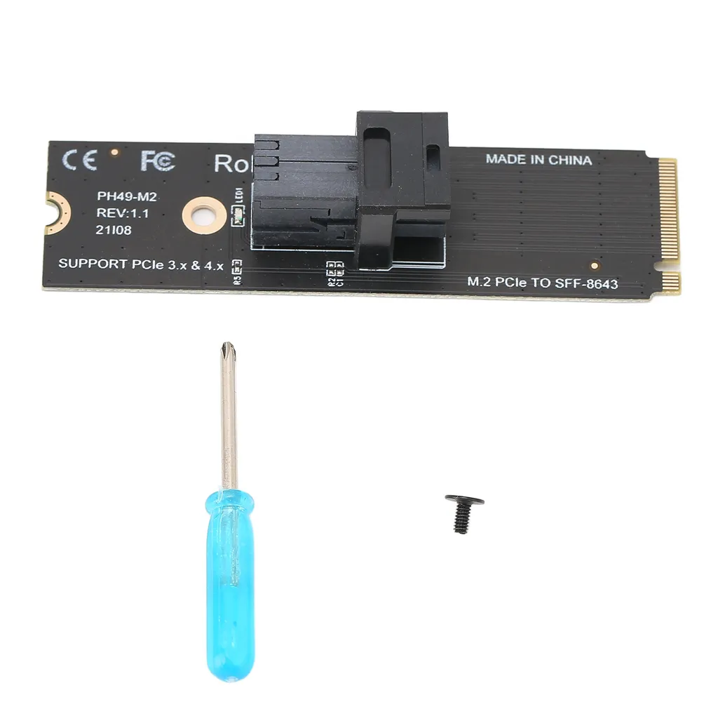 Adattatore M.2 NVMe a U.2 SFF-8639 - Scheda Espansione PCI-E Professionale - 3