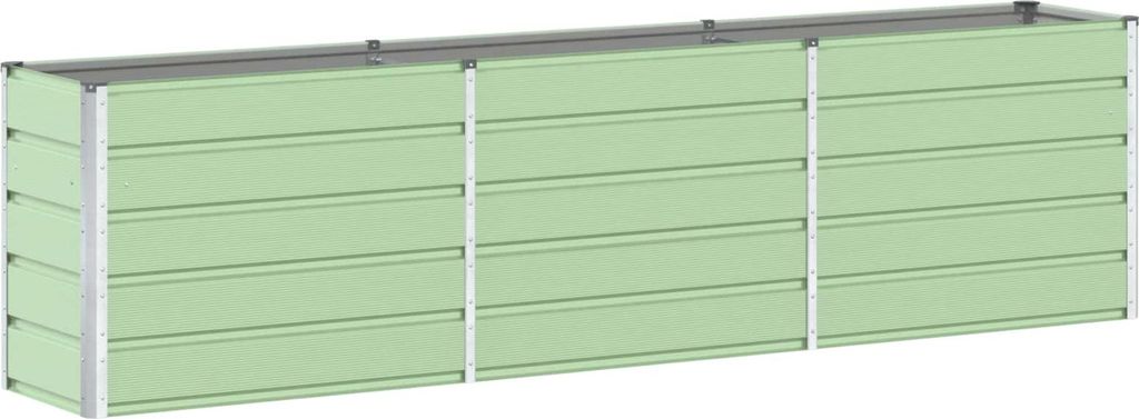 Pflanzkübel Pastellgrün 480 x 50 x 45 cm Verzinkter Stahl