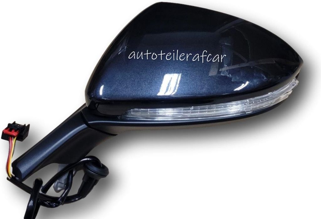 Außenspiegel Spiegel links elektrisch für Für VW GOLF VII 2012 - 21 schwarz LC9Z