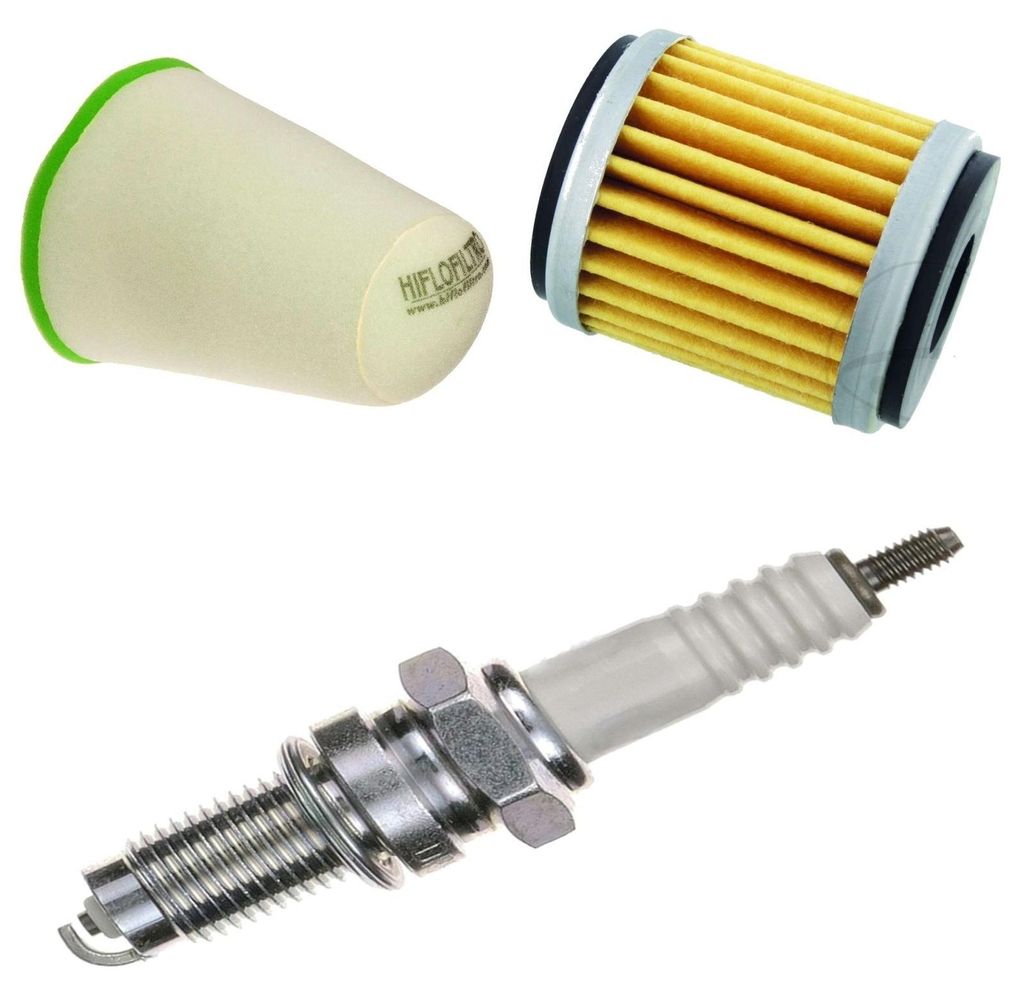 Service-Kit für Yamaha YFZ 450 R SE Special Edition 2015 Filter Zündkerze von pamoto - Neu