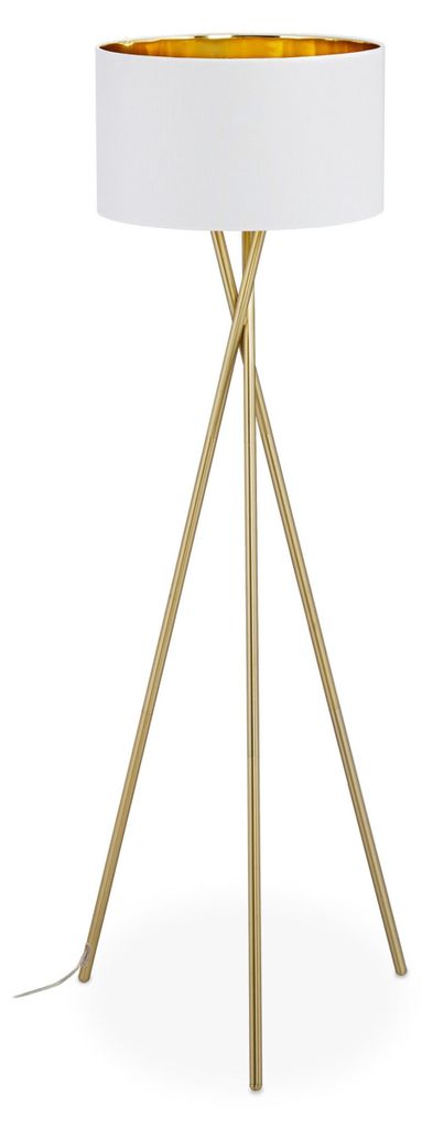 Lampa stojąca Relaxdays na trzech nogach, lampa typu tripod Zdjęcie produktu 