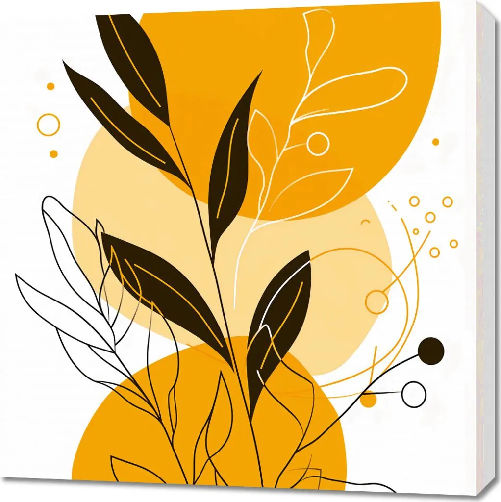 Quadro 70x70 cm Luce d'autunno