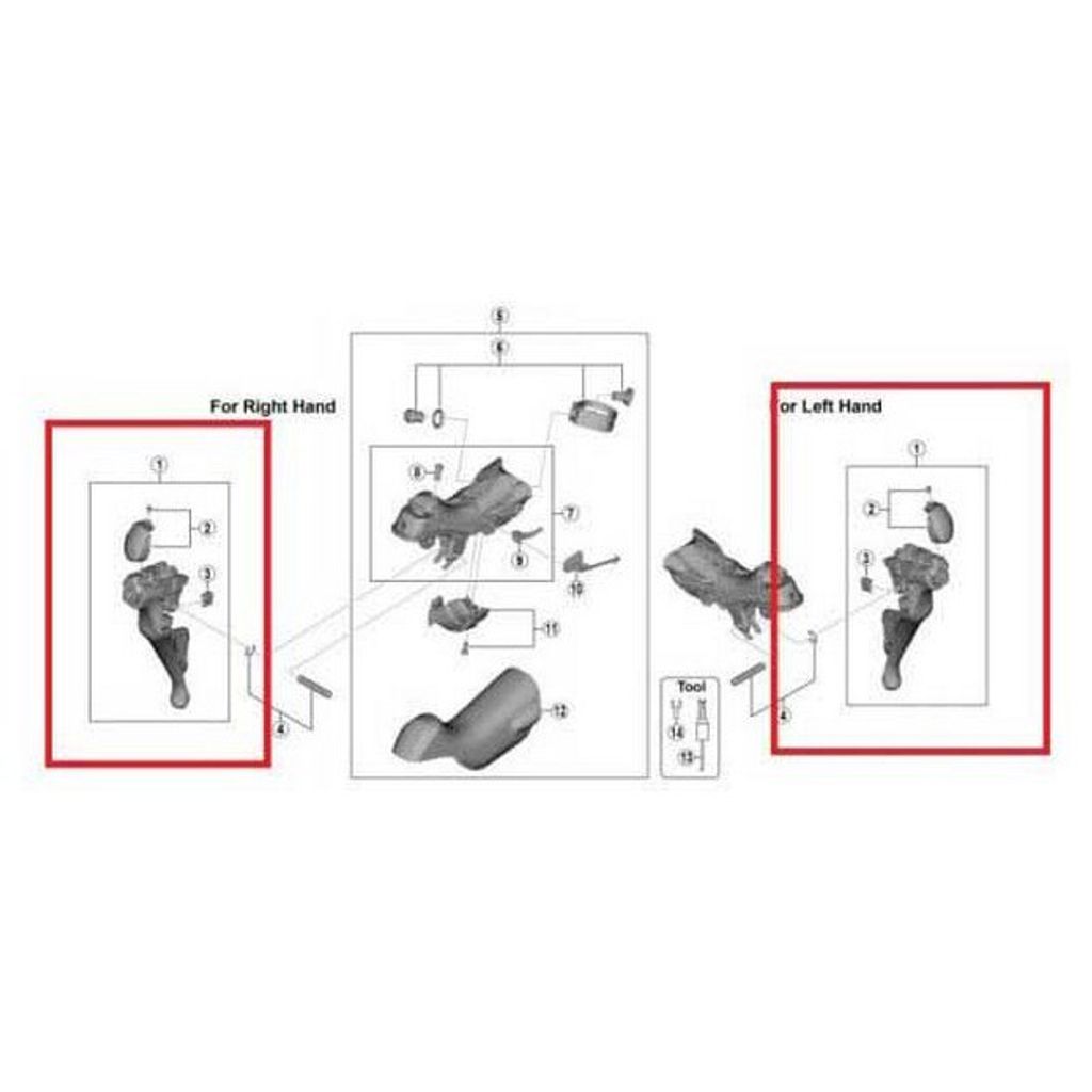 Shimano Lever Right R8000 Black One Size Produktbild 