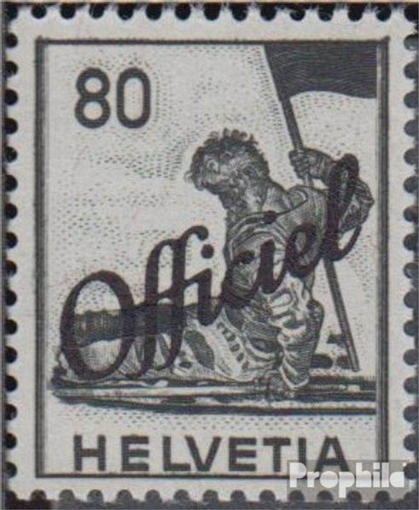 Briefmarken Schweiz 1942 Mi D58 gestempelt Dienstmarke