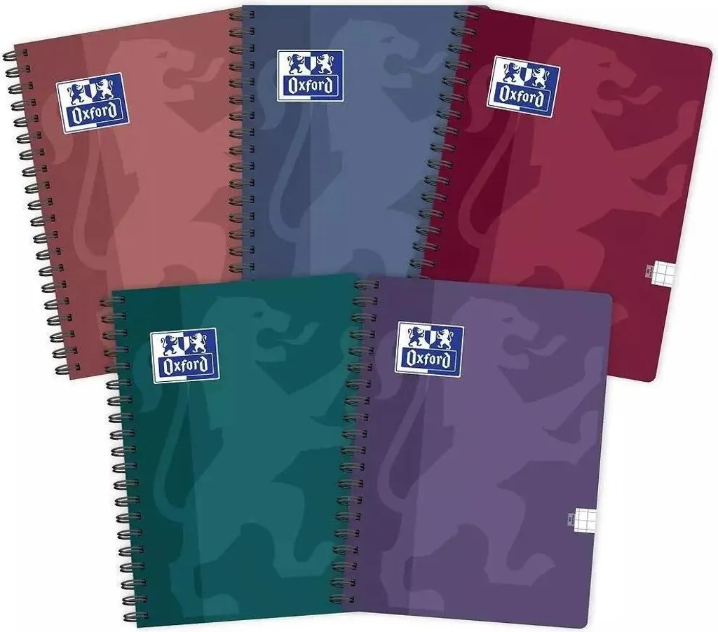 Cahier de notes Oxford B5 quadrillé pour étudiants et professionnels lot 5