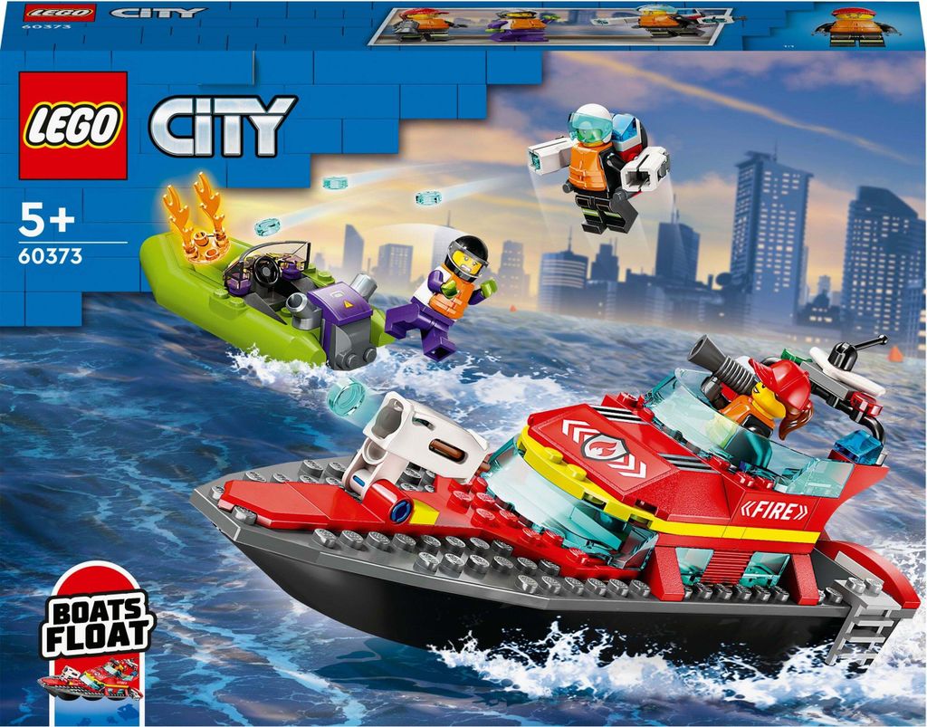 LEGO® LEGO City 60373 Feuerwehrboot Produktbild 