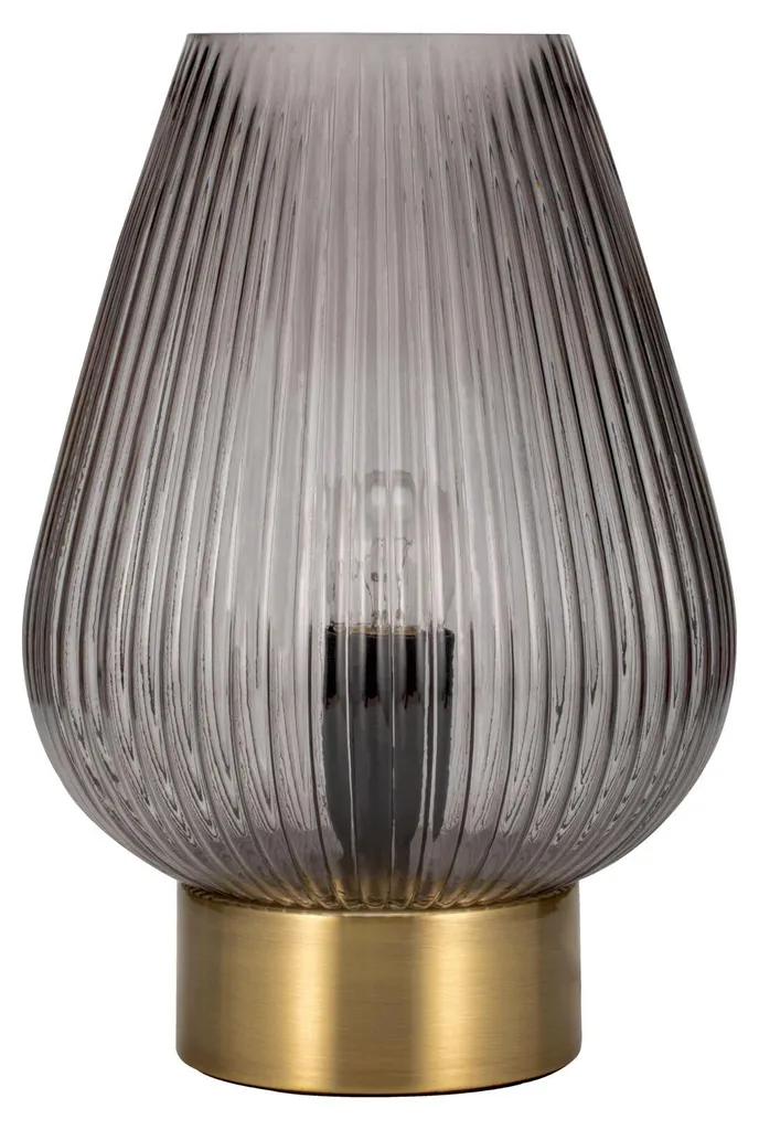 Lampe de Table Anti-Éblouissement Pauleen Crystal Gloom Verre Fumé