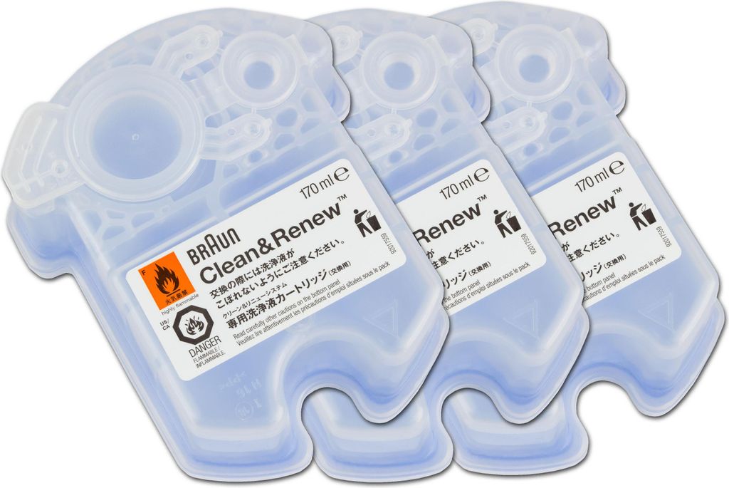 Braun CCR 3er Reinigungskartuschen Clean & Renew Produktbild 