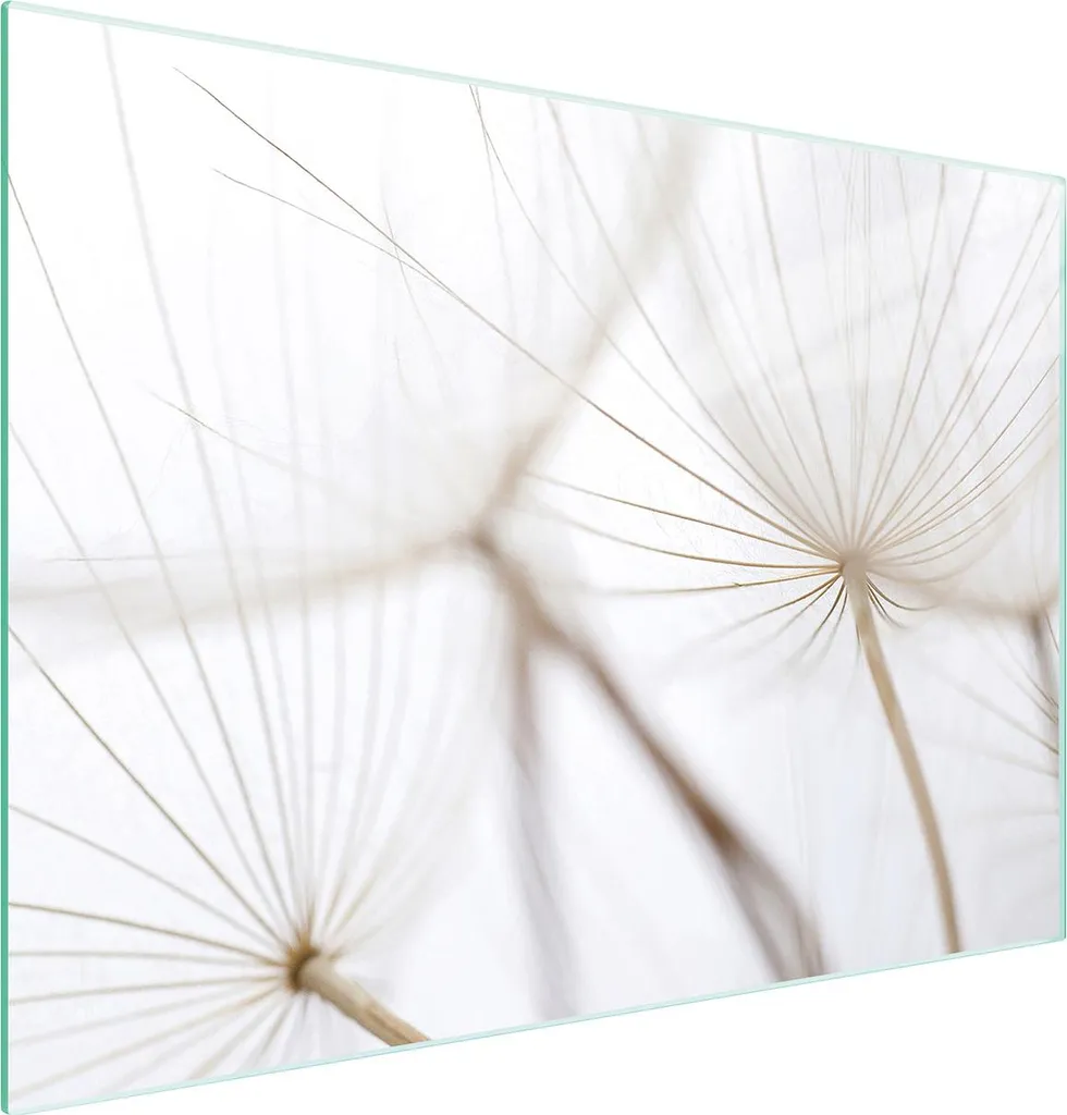 Tagliere Decorativo Dandelion Beige 30x22 Vetro Multiglass