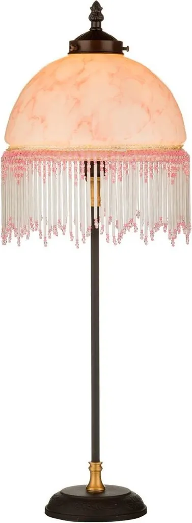 Casa Padrino Lampe de Table Baroque Multicolore Ø 20 x H. 54 cm Luxe