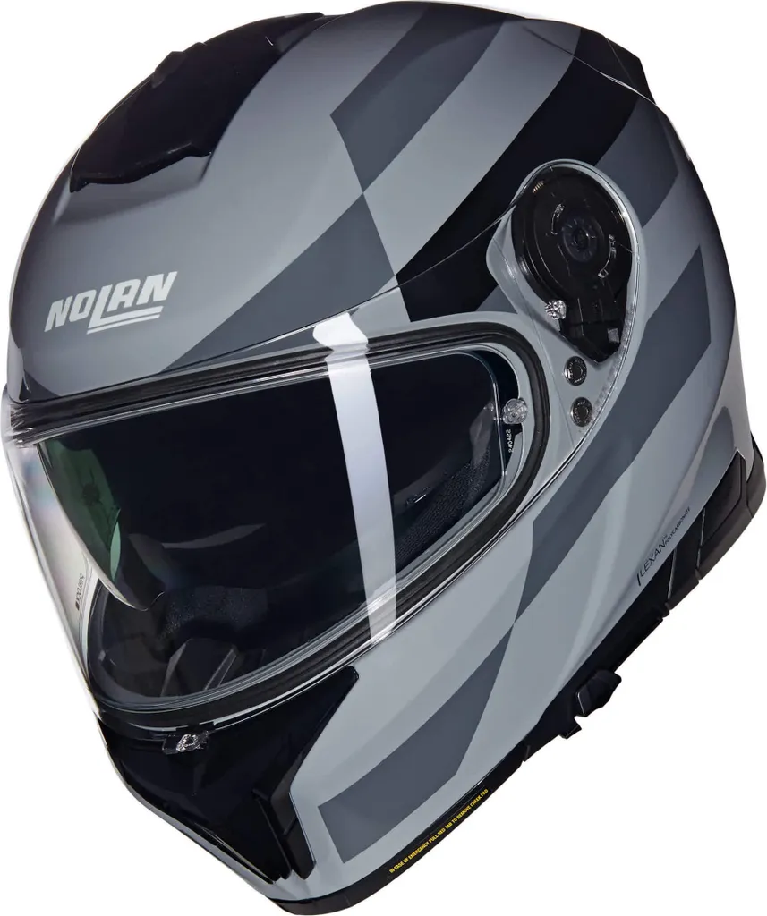 Casque Nolan N80-8 Alfiere N-Com gris noir taille S (56)