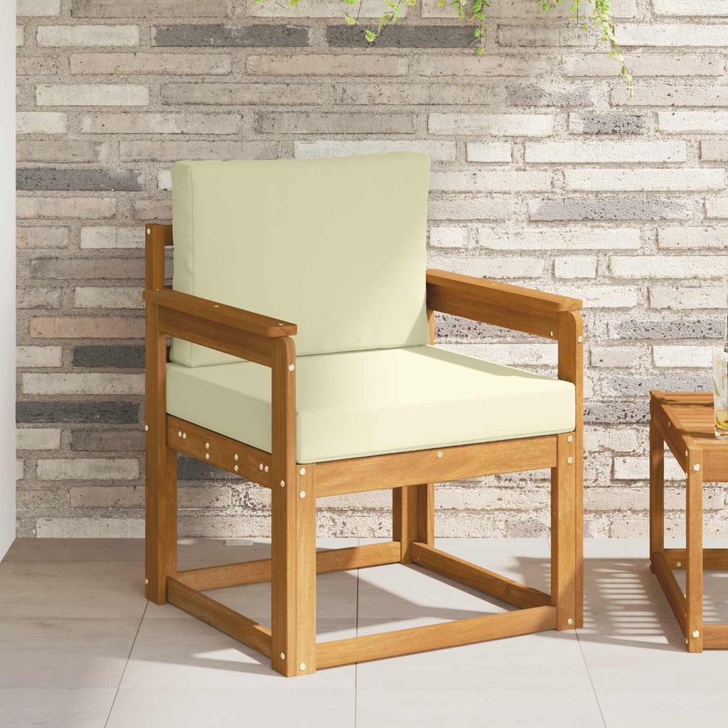 "im Sonderangebot"Outdoor-Sofagarnitur/Couchgarnitur - CLORIS - Outdoor-Möbel - für Garten/Terrasse - Massives Akazienholz und Polyester - Garten...