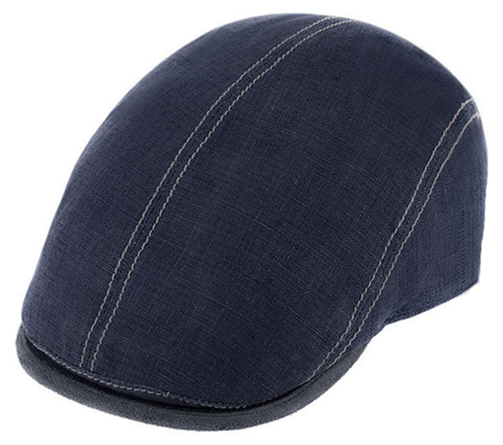 Fiebig Flatcap aus 100% Leinen mit UPF 50+, blau, Gr. 60/XL Produktbild 