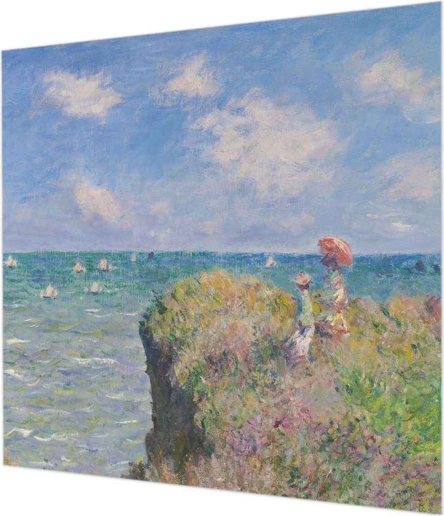 Wandtapete - Dekorative Tapete für Wohnzimmer - Tapetenfolie für Wanddekoration - 250x250 cm - Friedliche Landschaft
