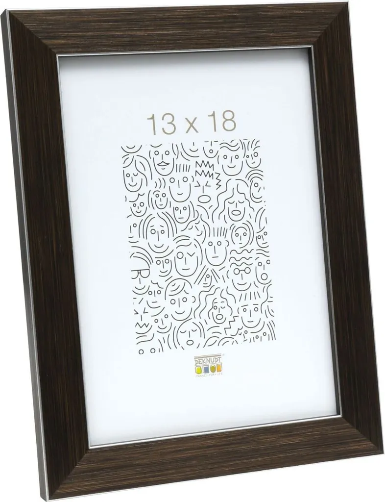 Cornice Portafoto 20x30 Marrone S41VK | Vetro Premium per Ricordi
