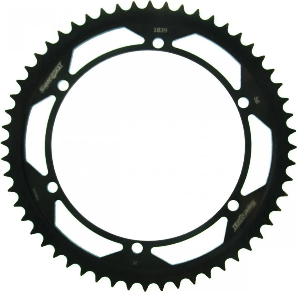 Pignon de transmission Supersprox 428 56Z noir - RFE-1839:56-BLK 152mm