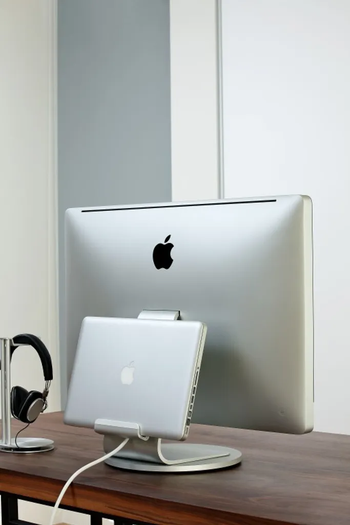 Support Pivotant pour Partager l'Écran - JustMobile AluDisc Aluminium