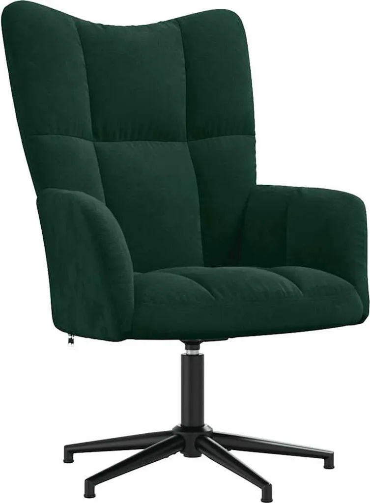 Offerta Poltrona Relax Velluto Verde vidaXL - Qualità e Prezzo - 7