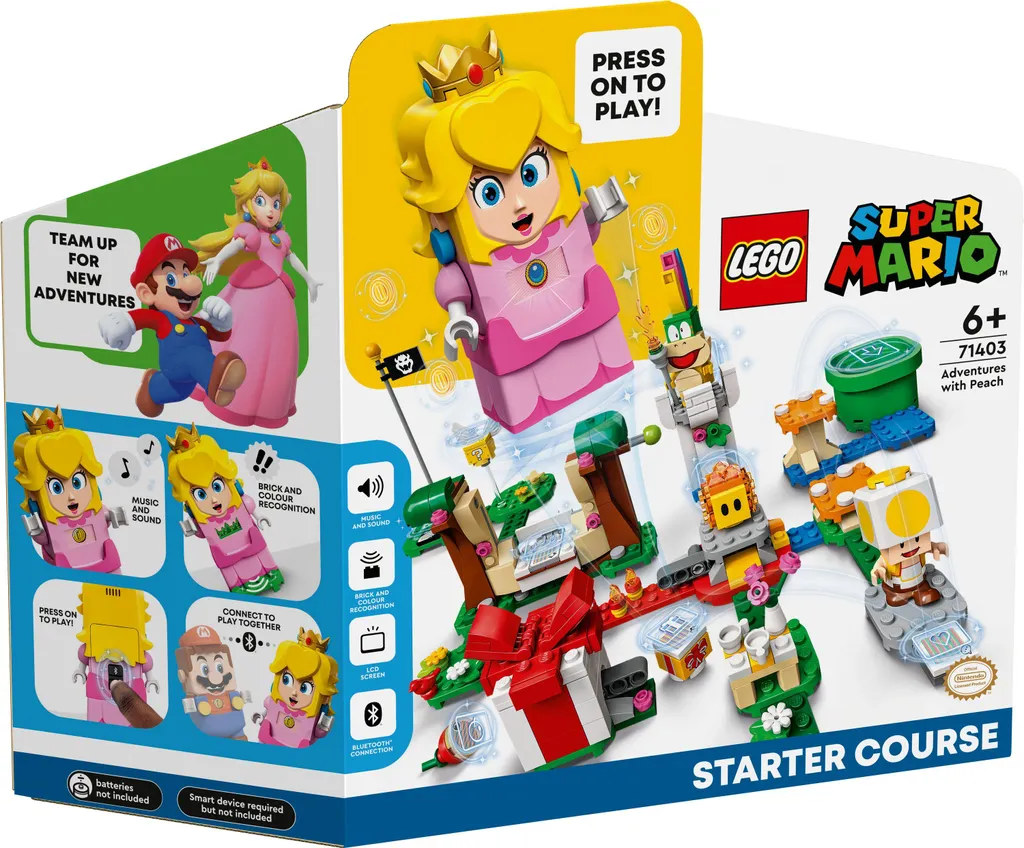 LEGO 71403 Super Mario avec Figurine Interactive Peach et Bluetooth