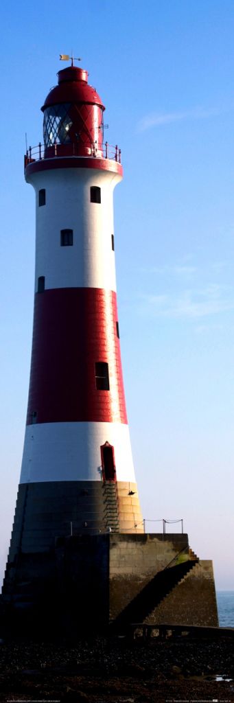 Leuchttürme Kunstdruck Bild - Der Leuchtturm Von Beachy Head (91 x 30 cm)