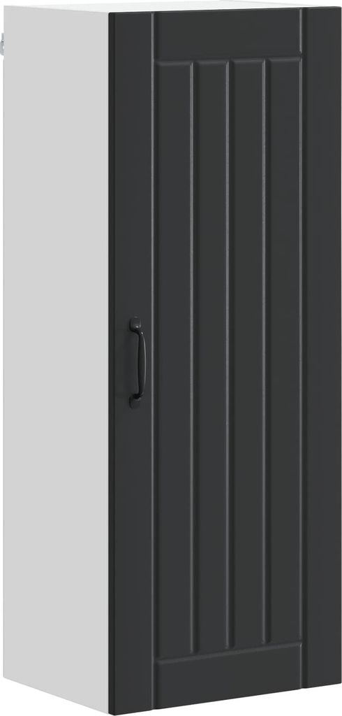 Küchenschrank Schwarz 40 x 31 x 100 cm Holzwerkstoff