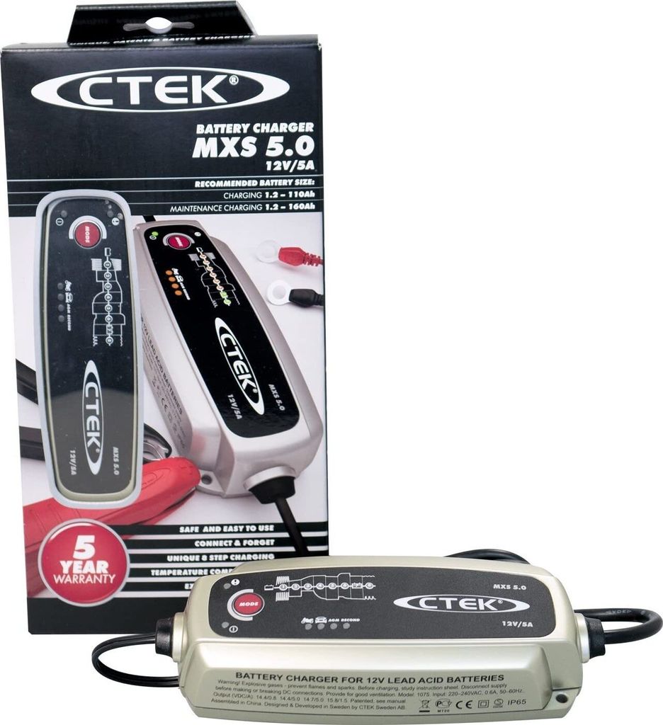 CTEK Ladegerät 12 V 0,8-5 A MXS5.0T Produktbild 33