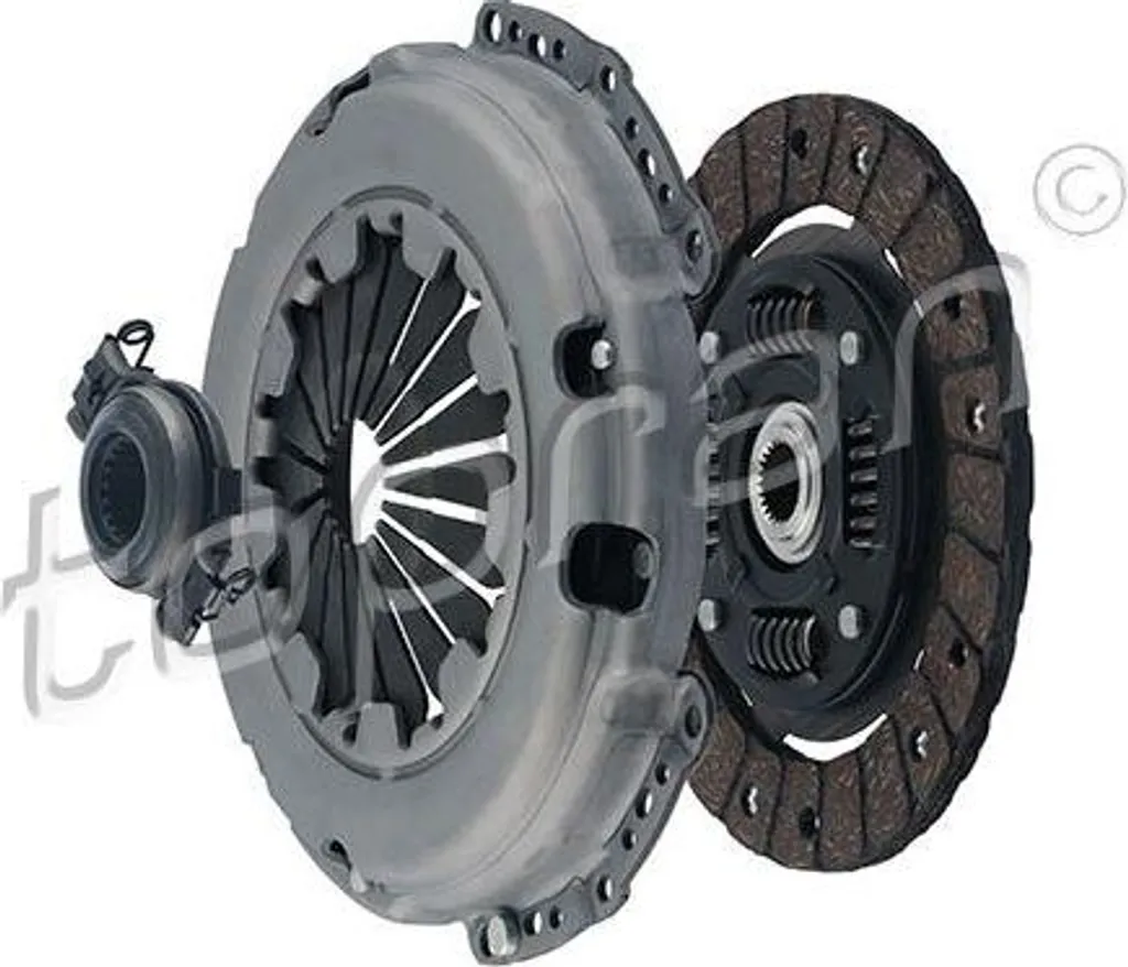 Kit d'embrayage complet TOPRAN 109206 pour VAG Polo 6N Ibiza Arosa Caddy