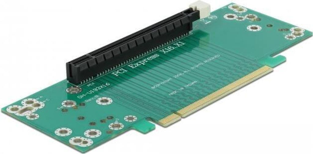 DELOCK Riser Karte PCI Express x16 zu x16 links gerichtet