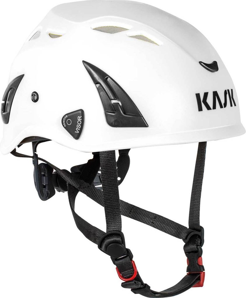 KASK Schutzhelm Superplasma PL - Kletterhelm, Bergsteigerhelm nach EN 12492 - Gr. 52 - 61 cm universal einstellbar Farbe:weiß