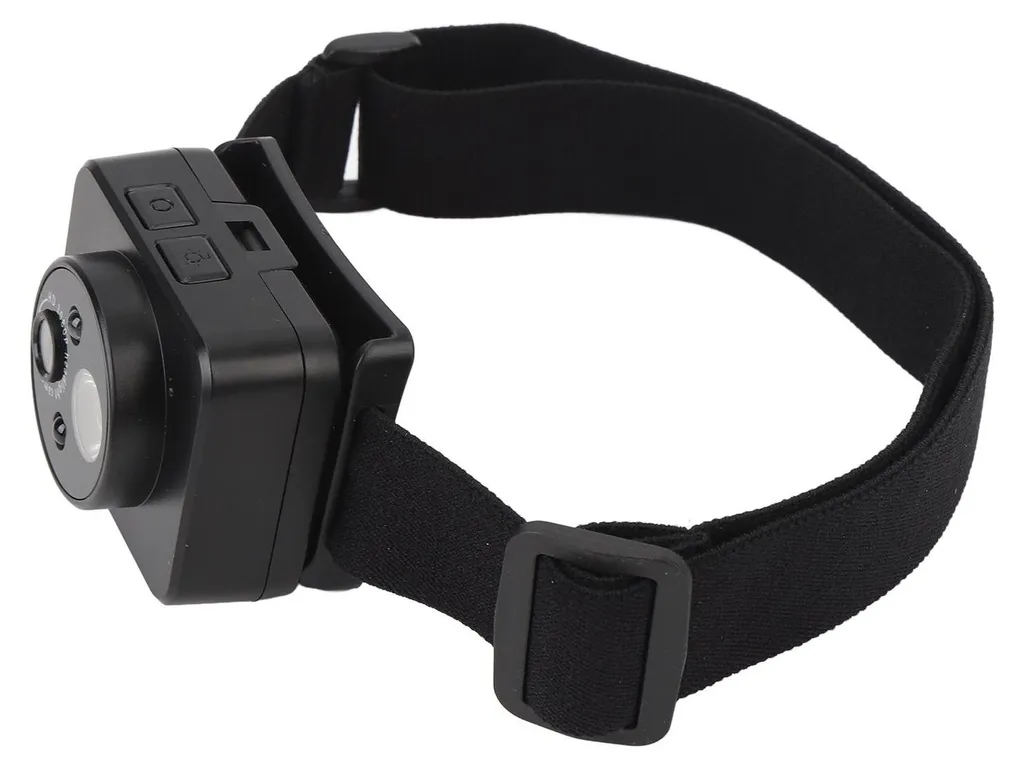 Caméra d'action frontale 1080P avec capteur intelligent et lampe LED