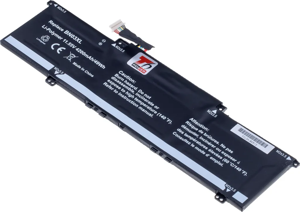 Batteria T6 Power per HP Envy 13-ba | 11.55V 49Wh Li-Poly High Performance