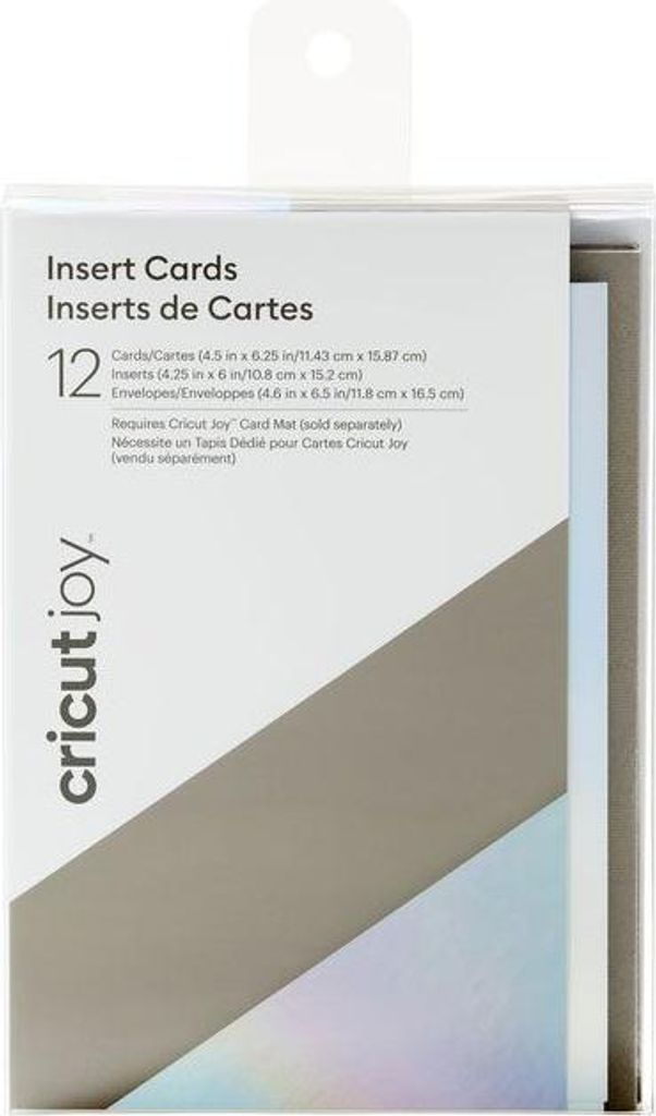 Cricut Joy Insert Cards, Standard-Grußkarte, Herzlichen Glückwunsch, Mehrfarbig, Papier, 12 Stück(e)