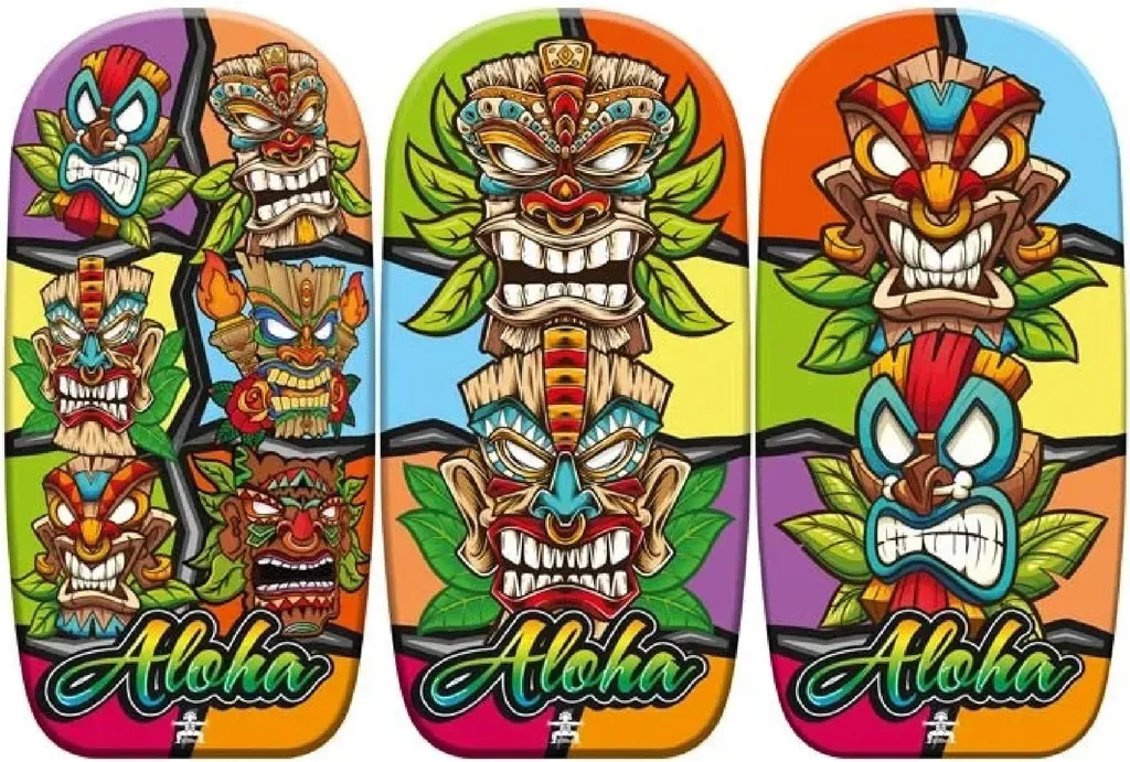 Bodyboard Tiki 92 cm pour Apprendre le Surf et Glisser sur les Vagues