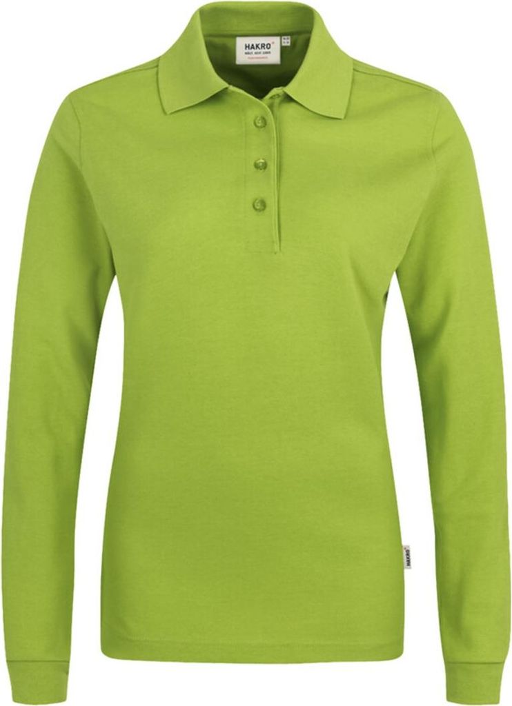 HAKRO Longsleeve Poloshirt Performance Damen #215 Gr. 4XL Produktbild 