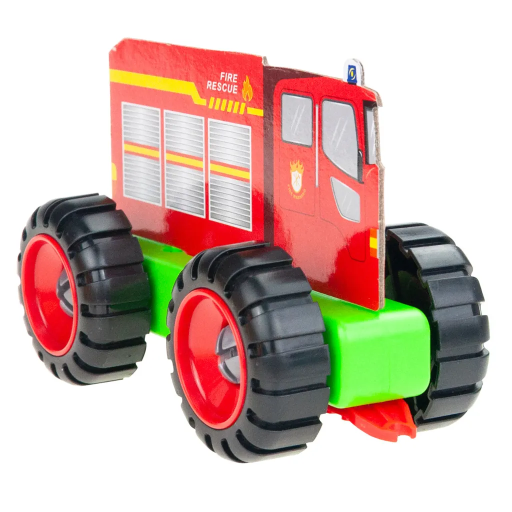 Kit Construction 3 Camions de Pompiers Modulaires 68 Éléments - 11