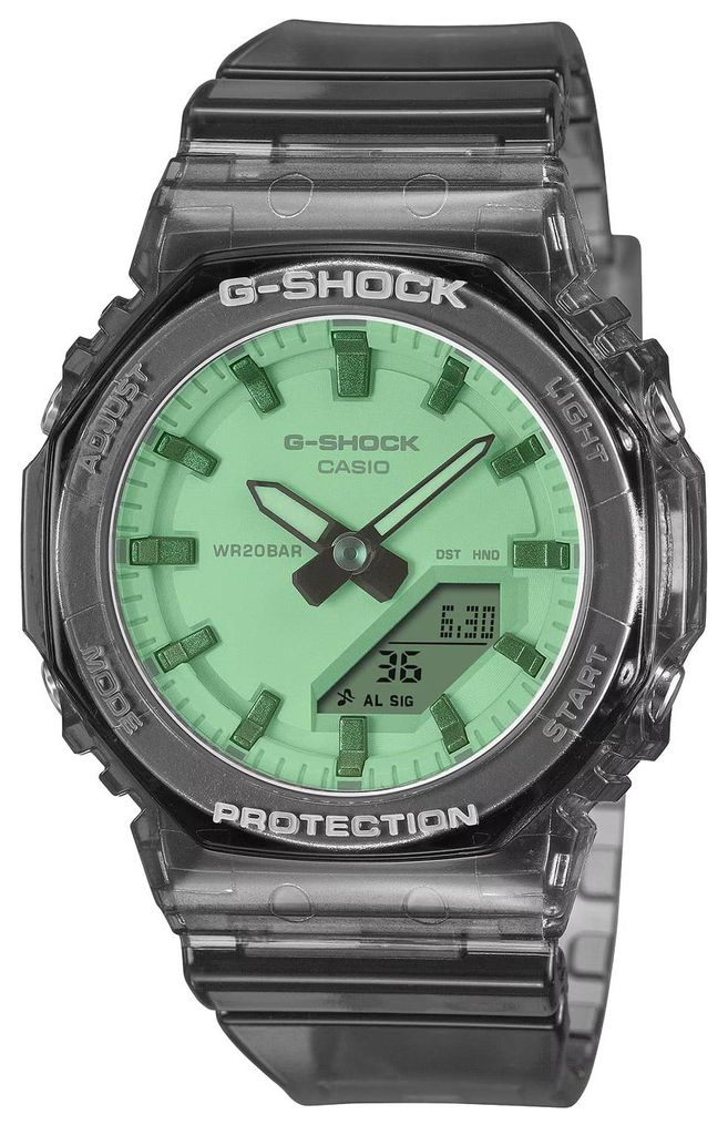 Casio GMA-P2100SR-1AER G-Shock Classic Ana-Digi Armbanduhr Grau/Hellgrün 1