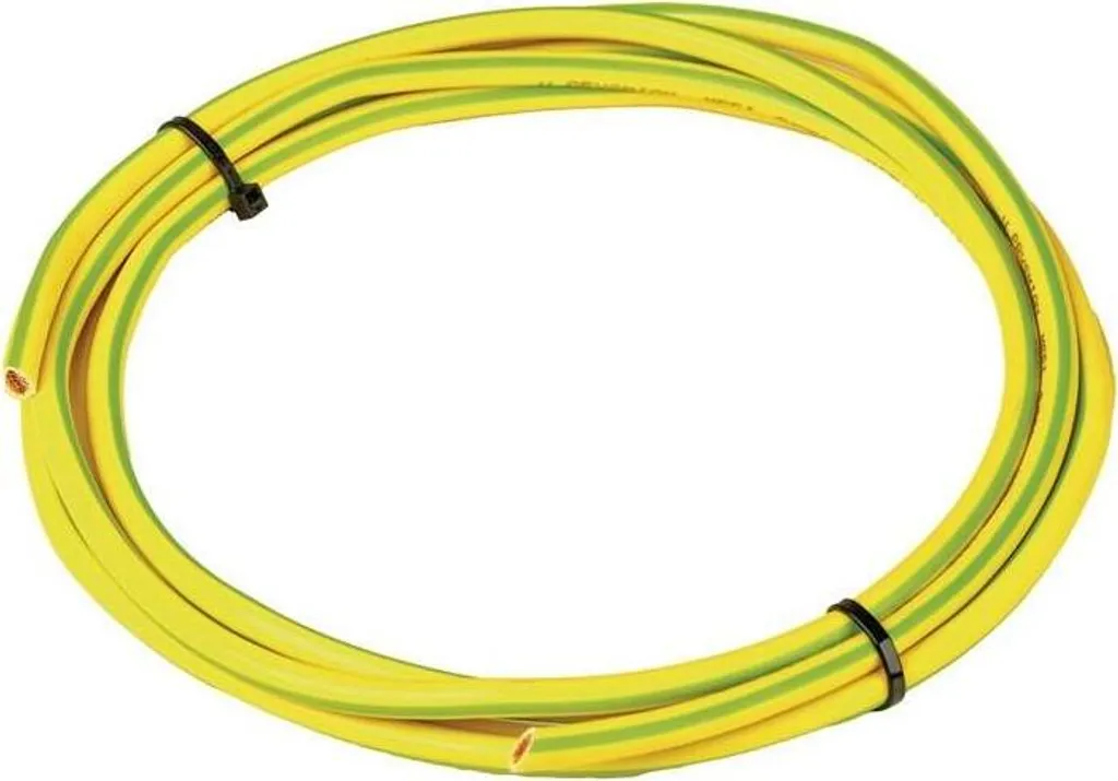Fil de terre section 16mm² jaune et vert WEINGÄRTNER conducteur cuivre