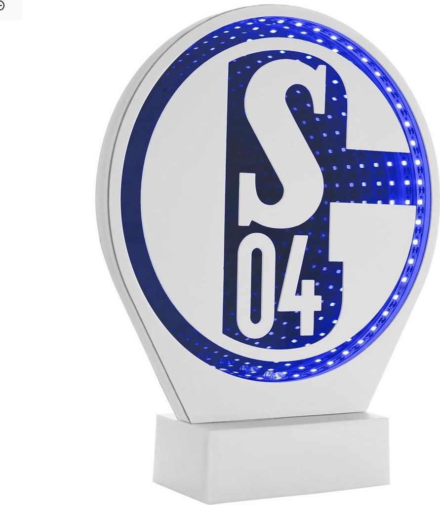 FC Schalke 04 S04 LED-Licht Logo Mirror Produktbild 