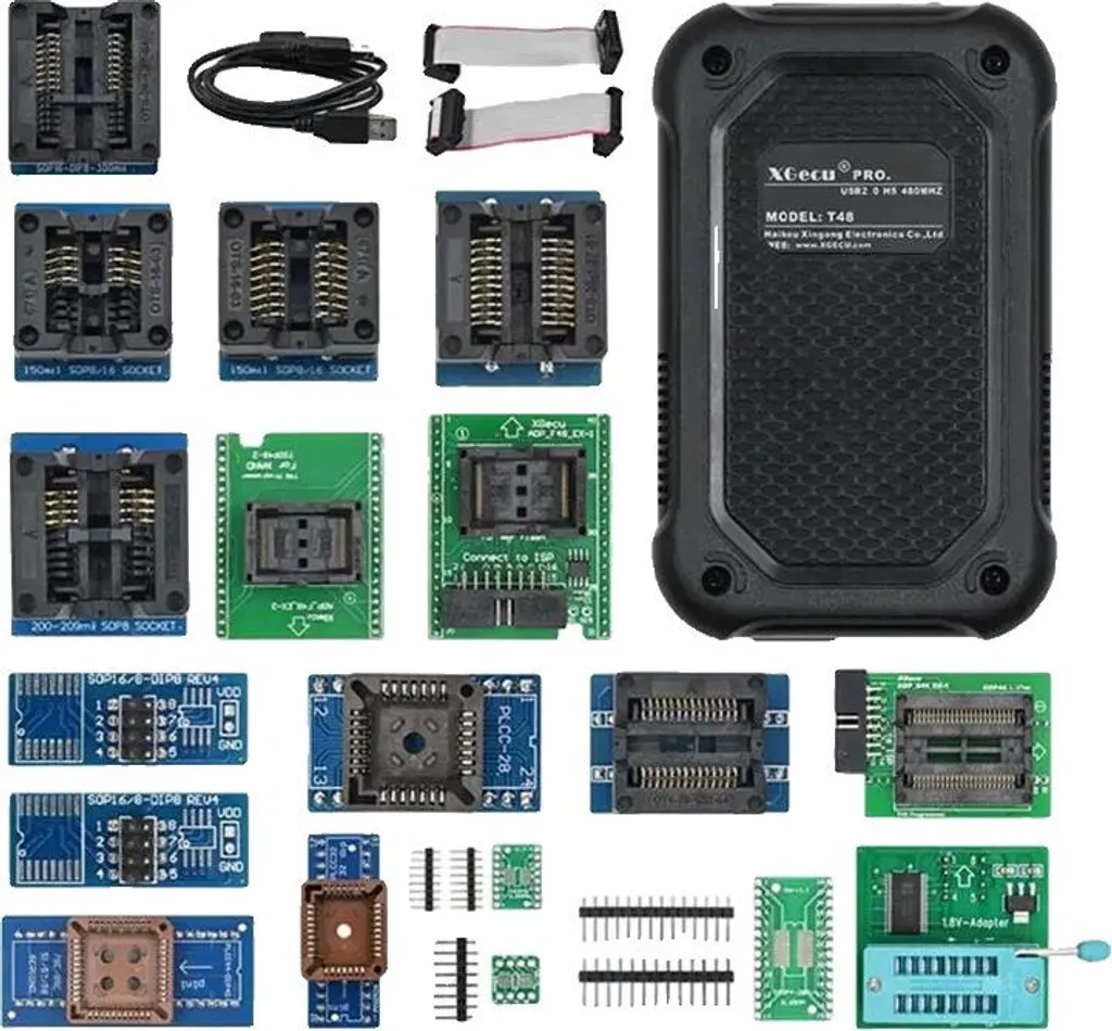 Programmateur T48 XGecu Faible Consommation avec Adaptateur Secteur 20 Kit