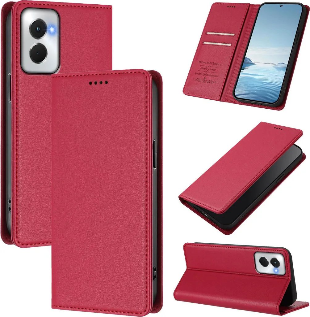 Cadorabo Custodia per Blackberry Z10 in Rosso Mela - Protezione in