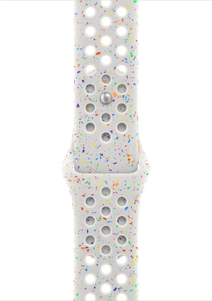 Cinturino Apple MYL43ZM/A Nike Sport Platino | 46mm S/M per Smartwatch